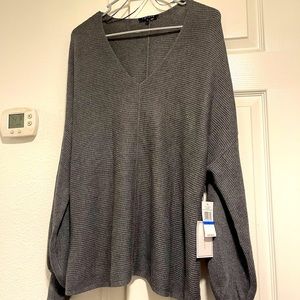 Brand new 1 State ribbed blouson sweater